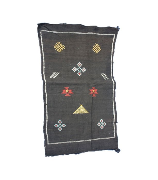 Tapis Kilim noir