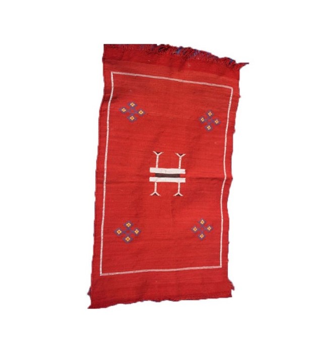 Tapis Kilim rouge